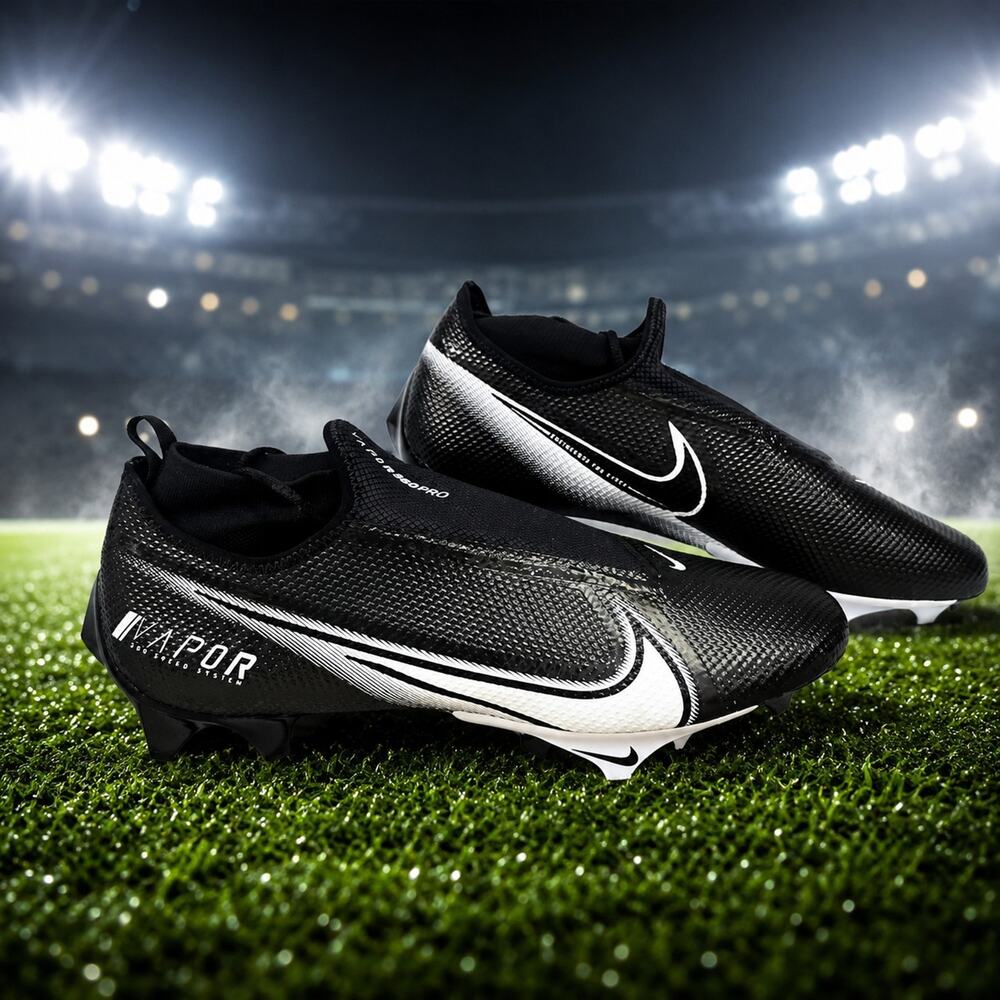 Nike Vapor Edge Pro 360 Football Cleat Mens 13 A08277-001 Black DS Futbol NWT